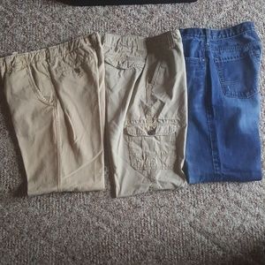 Boys 16 Husky Arizona 3 pair pants